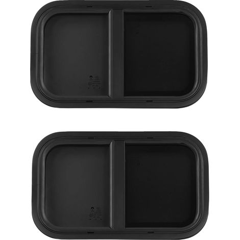 Fenêtre coulissante RV, construction durable, installation facile, 2Pcs-50x30cm (1/2)