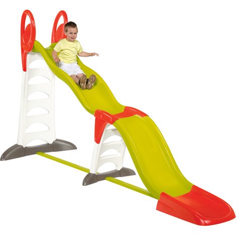 Smoby - Scivolo Megagliss 2 in 1, 7600310260, + 2 Anni, Dotato di Scaletta con Gradini Antiscivolo (1/4)