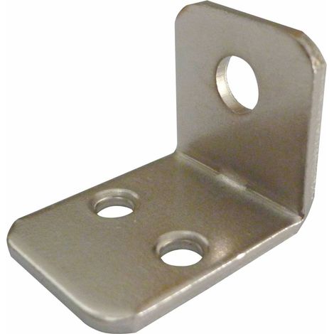 100 x SQUADRETTA DI FISSAGGIO ARMADIO 22X28X21 MM NIC