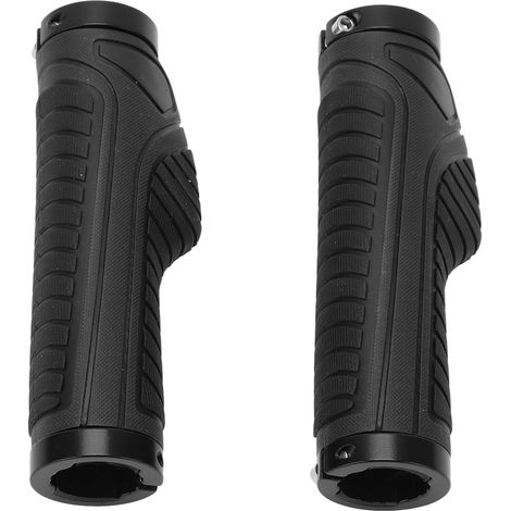 Paar rutschfeste Lenkergriffe aus Gummi für Rennräder und Mountainbikes, schwarz (1/5)