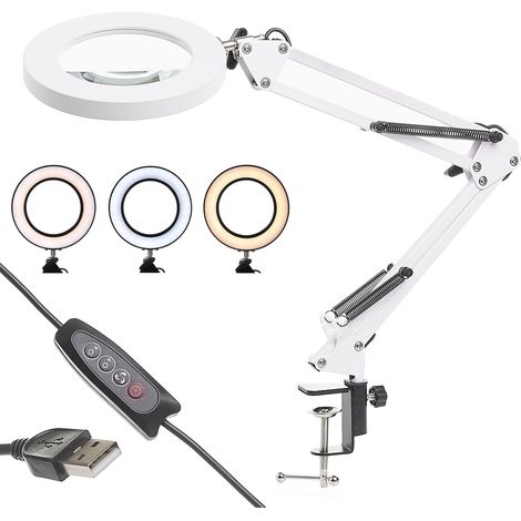 12-W-LED-USB-Kosmetiklampe fürs Büro