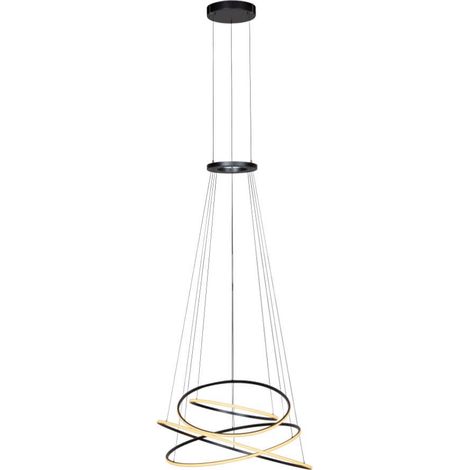 Lampe suspendue design Pure E-Flying Rings gris - 2566-15