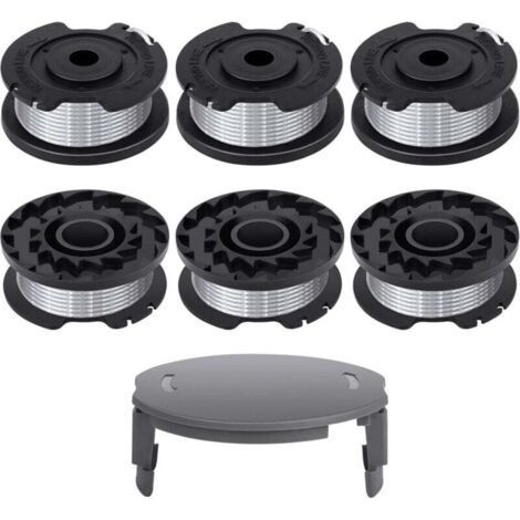 Bobines de coupe-bordures Bosch - Compatibles avec F016800569 et F016800385 - Diamètre 1,65 mm, Longueur 4,9 m - Capuchon F016F04557 inclus. (1/4)