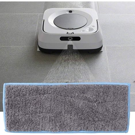 Waschbare Reinigungstücher für iRobot Braava Jet M6, Ersatzteile für Reinigungstücher, waschbare Feuchtreinigungspads, Schluss mit schmutzigen und staubigen Böden (6 Stück) (1/5)