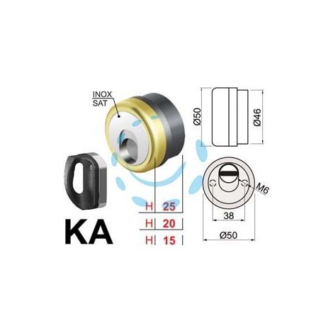 DEFENDER MAGNETICO MAG MONOLITO ANTIACIDO KA PZ.2 MR500 OTTON. LUCIDO - ø mm.50x15h. (MR500-15D1)