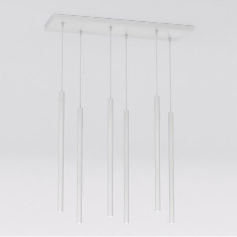 Lampada a sospensione SELTER in acciaio grigio