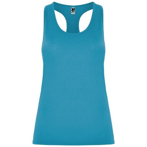 Camiseta deportiva transpirable con espalda estilo nadadora AIDA XL Turquesa