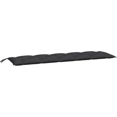 Maison Exclusive - Gartenbank-Auflage Schwarz 180x50x7 cm Oxford-