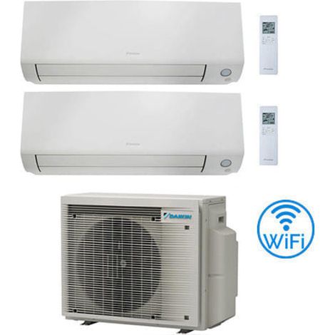 Klimaanlage Daikin Perfera All-Seasons Wifi Dual Split Inverter 7000 + 15000 BTU mit E.U. 2MXM50A9 Klasse A+++/A++ NEU