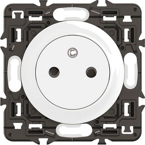 Enchufe Céliane 2P + Tierra Superficie Confort Composable Blanco - Legrand