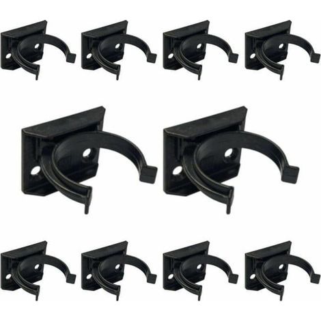 10x clip à visser pour plinthe meuble tube pied cuisine salle bain piétement (1/4)