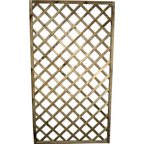 PANNELLO GRIGLIATO IN LEGNO IMPREGNATO LASA GIARDINO ESTERNO VARIE MISURE 34407V CM 90X180 (28981) (1/8)