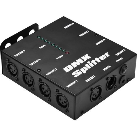 Amplificateur optique répartiteur 1 entrée 8 sorties indépendantes pour contrôleur lumières console de scène, fête, DJ club (1/5)