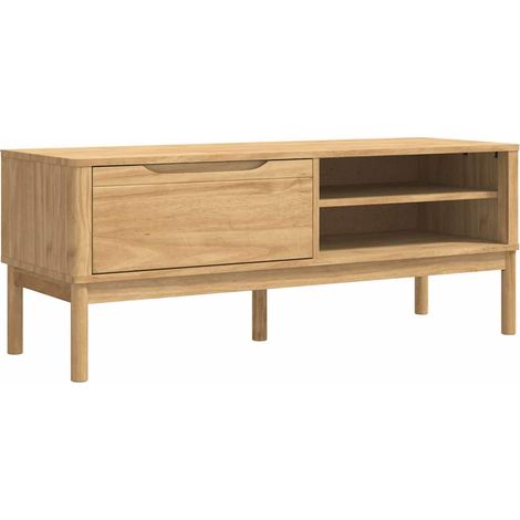 Maison Exclusive - Flurbank FLORO Wachsbraun 115 x 40 x 45 cm Mas