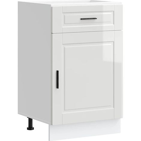 Maison Exclusive - Base da Cucina Porto Bianco Lucido in Legno Multistrato