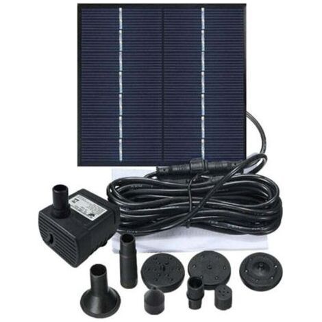 Mini solar fountain 1.2W 180g - Landscaped park - Discreet design - Autonomous and silent operation (1/4)