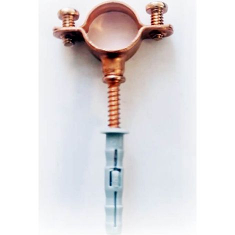 Collare rame ø35 mm per fissaggio tubo rame 2703500CU - -  RACCORDERIE METALLICHE - - (1/5)