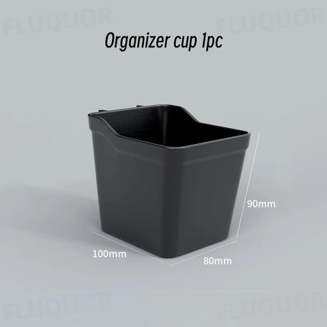 (Organisateur de tasse B) Panneau perforé mural sans perçage, étagères de rangement modulaires avec crochets et accessoires, pour salle de jeux, cuisine ou bureau (1/5)