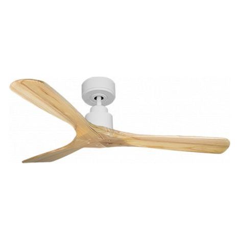 Tenerife de KlassFan - Super destratificateur et ventilateur DC 132 cm Blanc pales bois clair sans Lumière 25 à 40 m² (1/5)