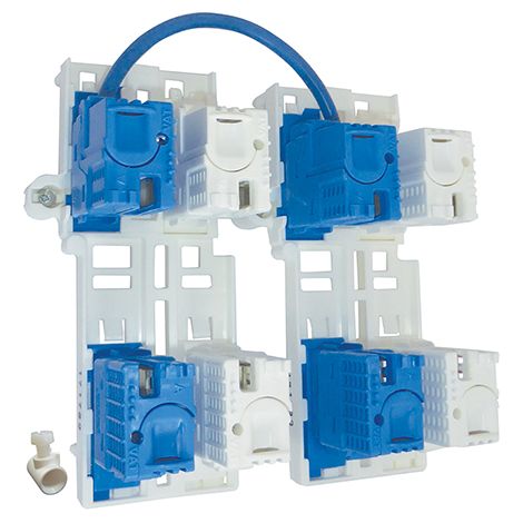 Michaud – Platine monophasée CIBE 2x60A – Distribution électrique efficace – Pour coffrets et bornes CIBE – Intensité maximale 60A (1/2)