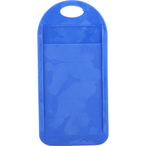 Affûteur de lames de rasoir pour homme, outil de nettoyage et d'affûtage en caoutchouc bleu réutilisable (1/5)
