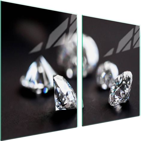 Plaque de protection en verre pour poêle 2x45x52 Skarb (1/5)