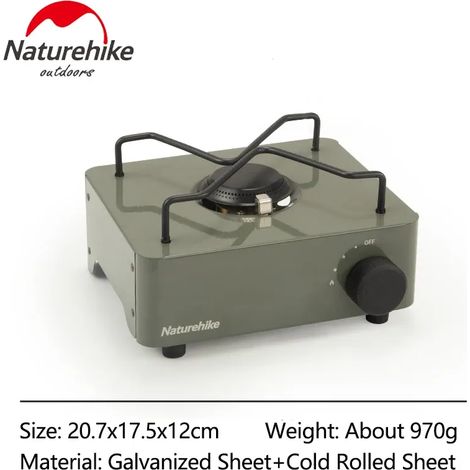 Réchaud à gaz portable Naturehike pour camping, mini-cassette, équipement de pique-nique, ustensiles de cuisine, accessoires et sac pour la cuisine touristique, réchauds de cuisine portables (1/5)
