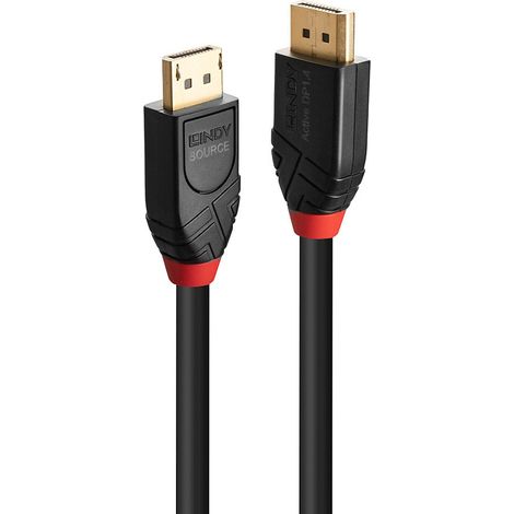 Lindy 41168 cable DisplayPort 7,5 m Negro