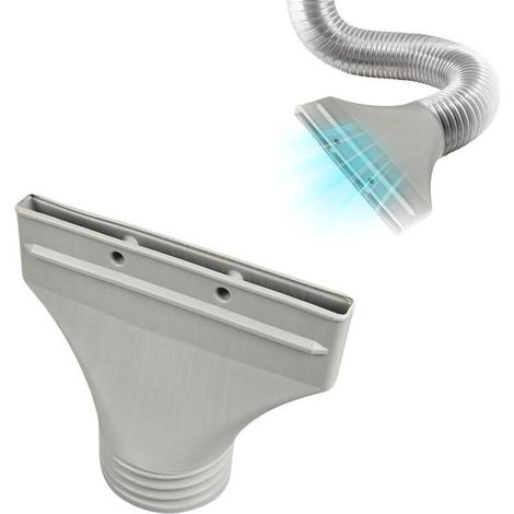 Kit fenêtre pour climatiseur mobile – Adaptateur tuyau d'échappement 22x25cm – Installation rapide – Matériau résistant à la chaleur – (1/5)