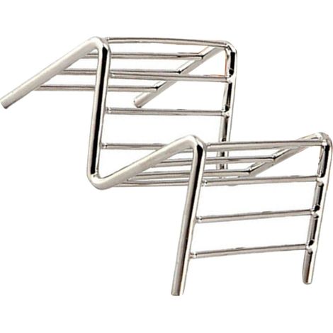 Support à tacos en acier inoxydable en forme de V, pour rouleaux de maïs, rouleaux de printemps, crêpes, 1 à 2 compartiments, 6,3 x 9,5 x 4,5 cm / 2,5 x 3,7 x 1,8 po (1/5)