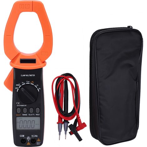 Multimètre Pince Numérique Portable VC6052 - Mesure AC jusqu'à 2000A avec Écran LCD (1/5)
