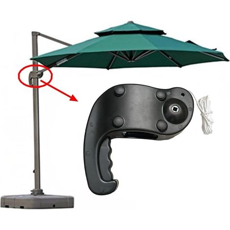 Zubehör für Terrassenschirme: Stabiler, verstellbarer, langlebiger, abnehmbarer und robuster Schirmständer sowie Schirmteile für Terrasse, Garten, Strand und Hof (1/4)