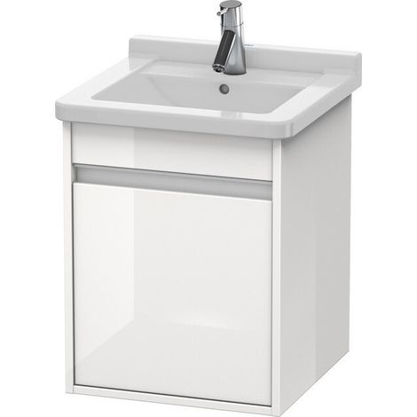 Mueble bajo lavabo KETHO 445x440x550mm apertura izquierda castaño