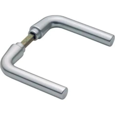 Hoppe Bonn Doppelgarnitur Aluminium Quadrat 8 mm