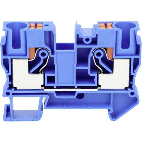 TRU COMPONENTS TC-JPT10 Blue Borne de passage 10.2 mm connexion rapide Nombre de pôles: 2 0.5 mm² 10 (1/2)