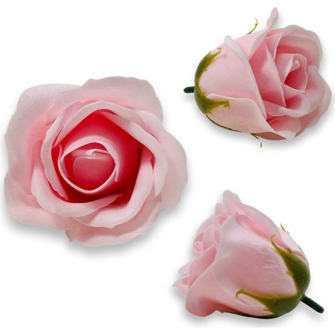 Rosa de jabón rosa claro (1/5)