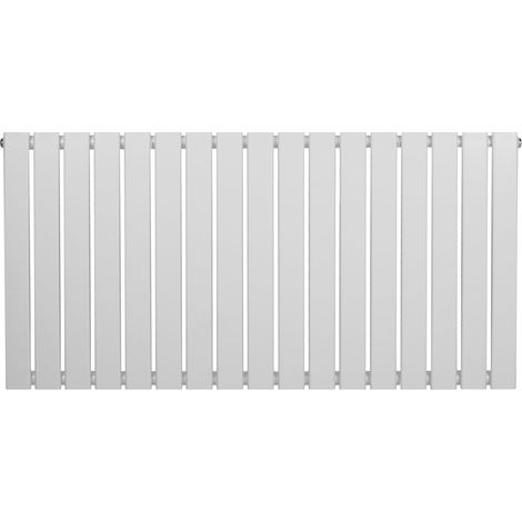 Flachheizkörper Designer, Horizontal, Weiß, 600 x 1190mm