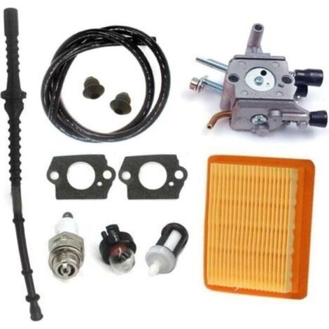 Pair - Carburateur avec filtre à air et tuyau à essence pour Stihl FS400 FS450 FS480 SP400 SP450 - Remplace Zama C1Q-S34H, 4128 120 0651, 4134 141 0300. H524 (1/4)