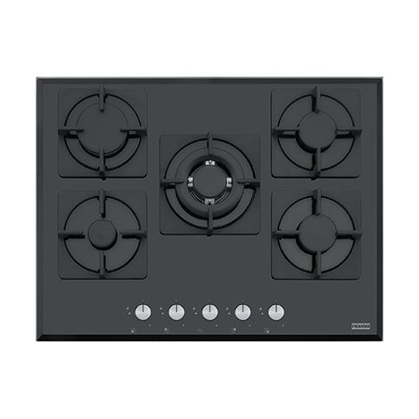 Franke FHNG 705 4G TC BK C. Colore del prodotto: Nero, Posizionamento dell'apparecchio: Da incasso, Tipo di piano cottura: Gas. Bruciatore piccolo: 1000 W, Bruciatore medio: 1750 W, ... - 106.0490.179 (1/2)