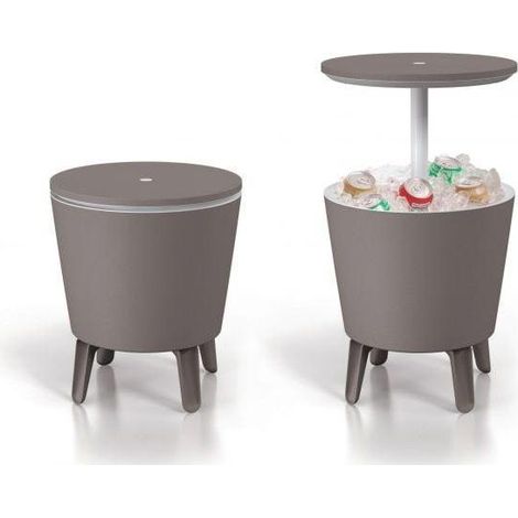 Keter Cool Bar mobile da giardino crema e marrone