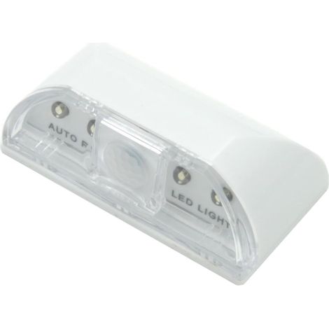 Éclairage à détecteur de mouvement pour serrure de porte avec LED blanche à induction, sans piles, pour couloir, escalier et placard (1/5)