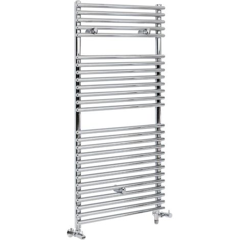 Hudson Reed Arno - Sèche-Serviettes Design Mixte Moderne - Chromé - 119 cm x 45 cm