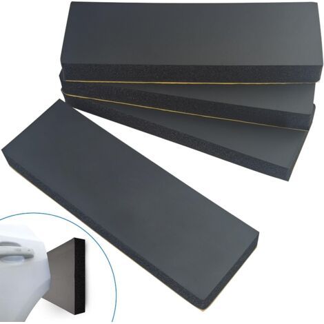 BUNTHAUS Pare-Chocs Mural Protecteur pour Garage Voiture Auto-adhésif 2 Rouleaux 200 cm x 20 cm x 4 mm pour Murs de garages pour protéger la Porte et Le Pare-Chocs de la Voiture (1/5)