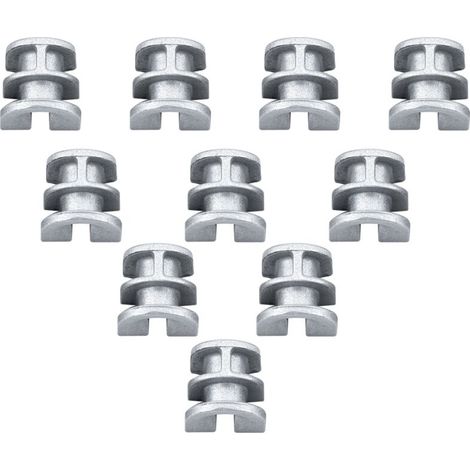 Manchons œillet en aluminium 1,6 cm – 10 pièces pour tête de débroussailleuse STIHL 25-2/30-2/40-2 (1/4)