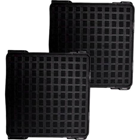 Replacement Air Filter, Compatible with Liebherr Refrigerators 9096989 9882429 9882460, 42 × 42 × 10mm, 2/4 Pieces (2pcs) (1/5)