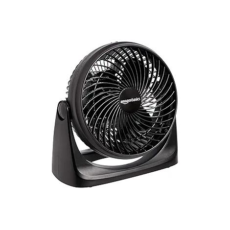 Ventilateur de circulation d'air pour petites pièces, 5 pales, noir (1/5)