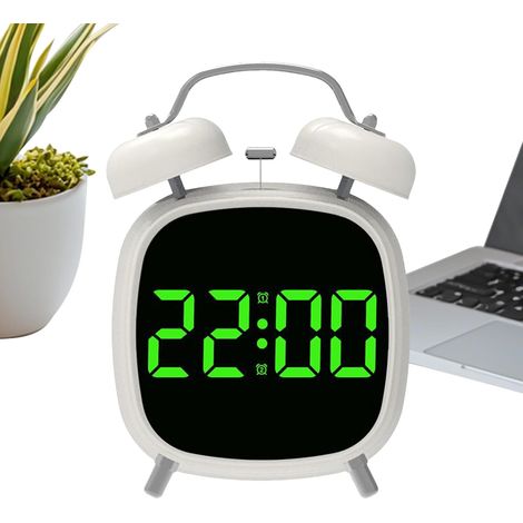 Réveil pour Gros dormeurs Portable, Éclairage à LED, Son très (1/5)