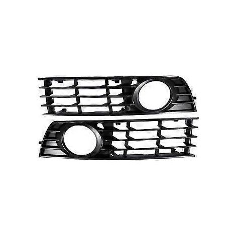 Paar Nebelscheinwerfergitter vorne unten links/rechts für Audi A4 B6 Limousine (02-05)