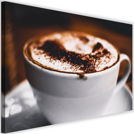 Tableau déco Tasse à café latte 60x40 (1/5)