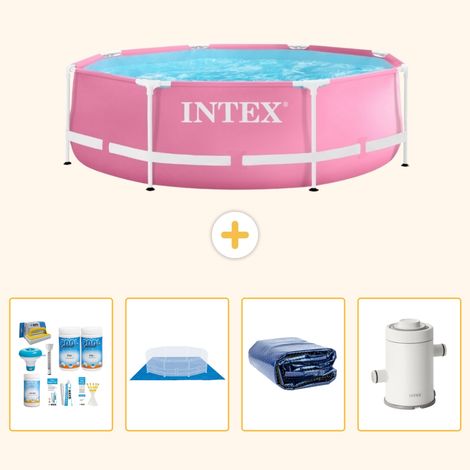 Intex Piscine Tubulaire Ronde - 244x76 cm - 5-pièces S115 (1/5)